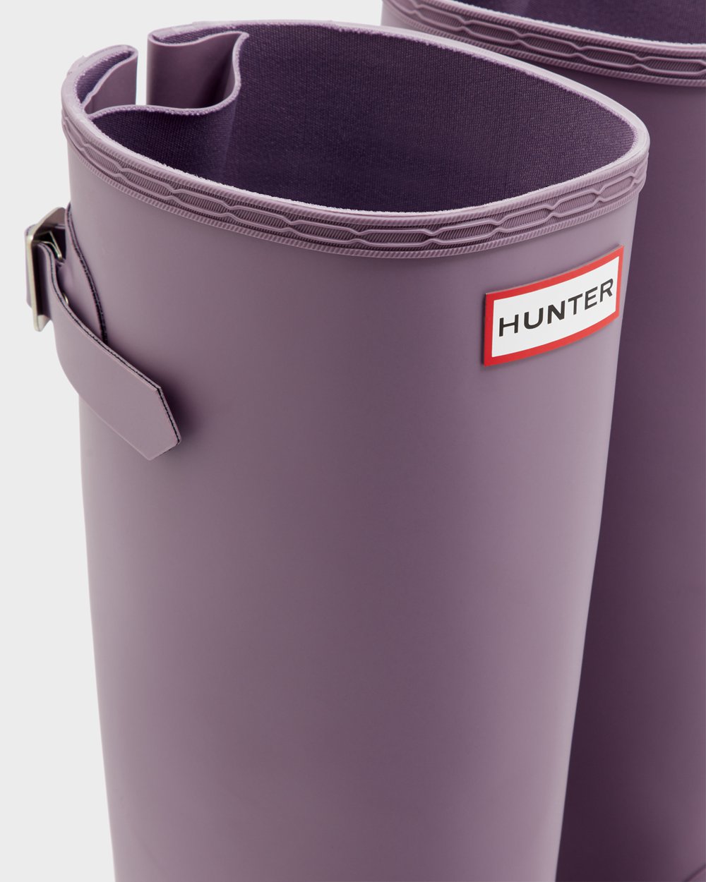 Hunter Original Back Adjustable Tall Rain Boots - Clearance Womens Purple - LTYIJM321